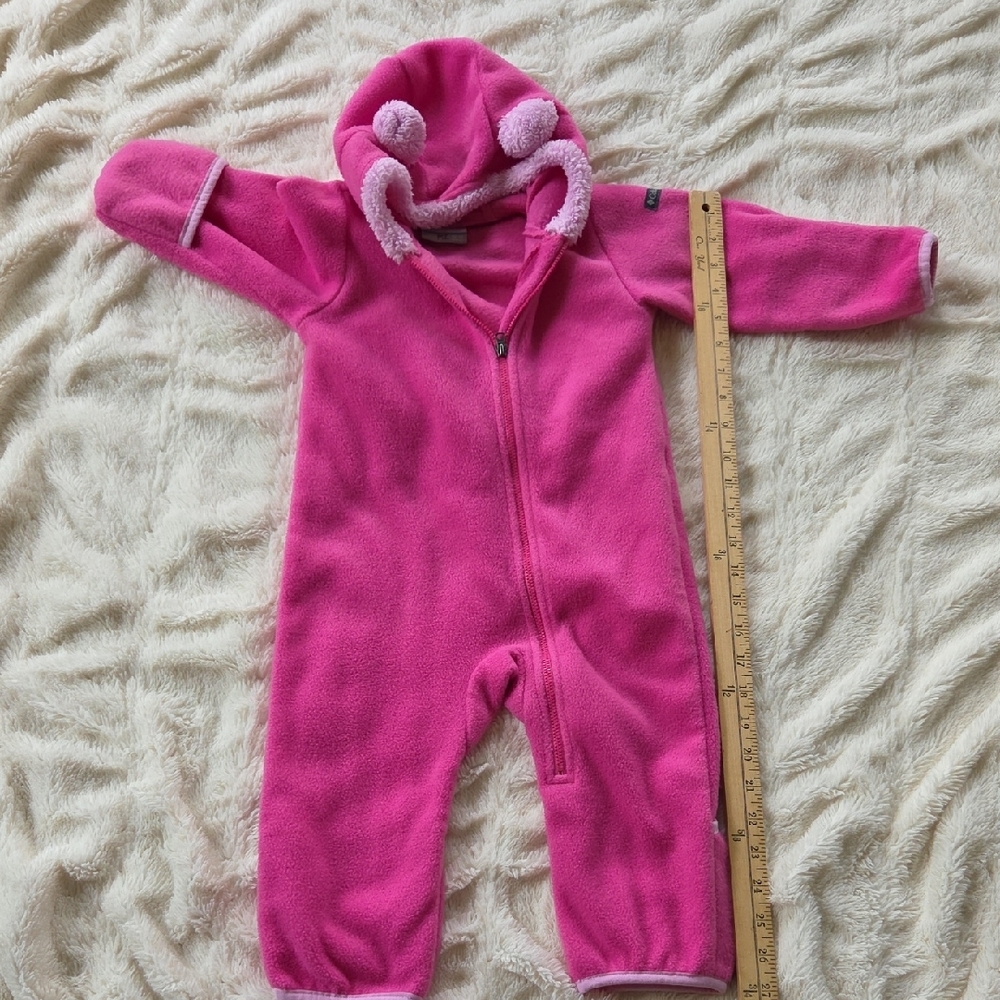 Cozy Pink Fleece Kids One Piece